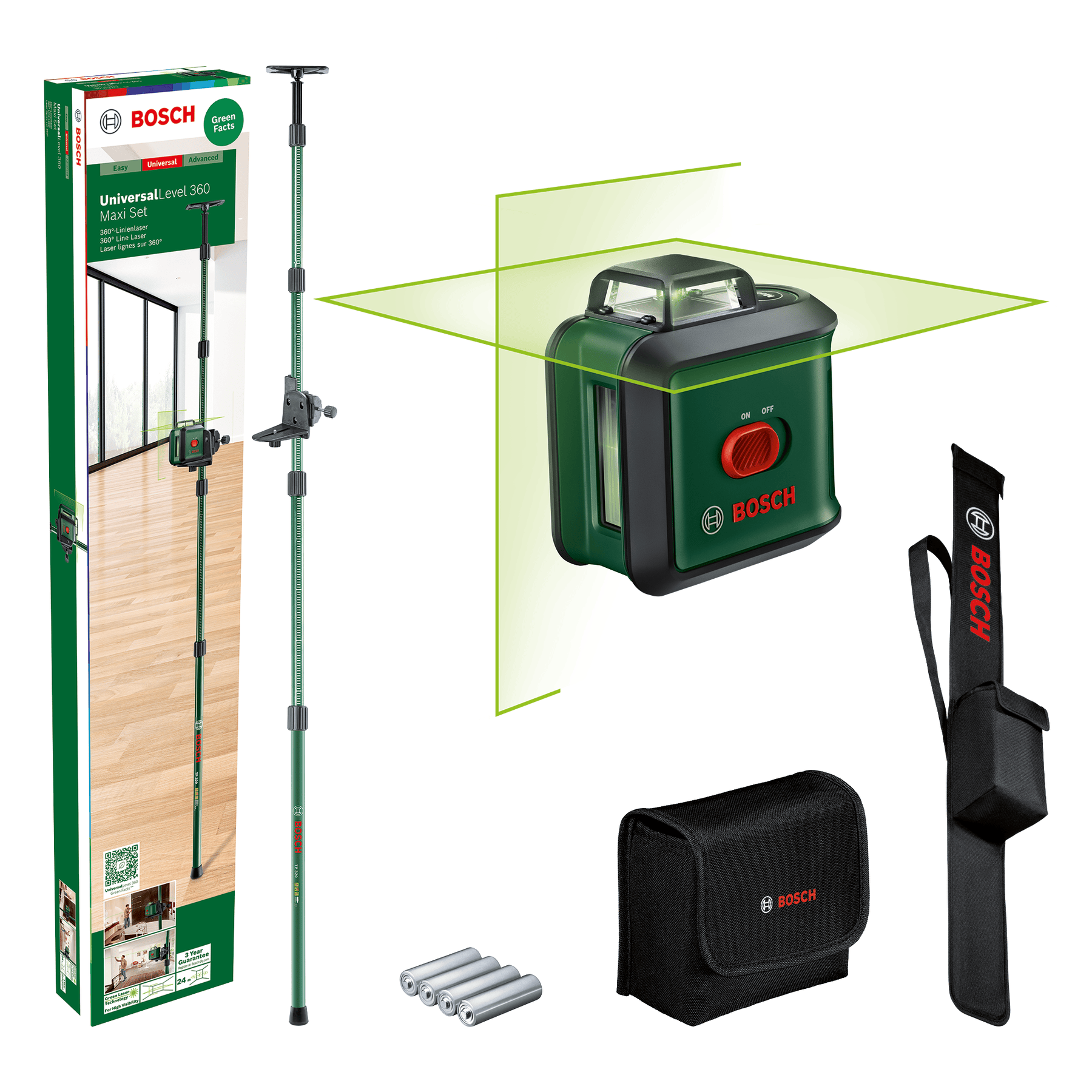 Bosch DIY Cirkellaser Universallevel 360 Set (Tp320)
