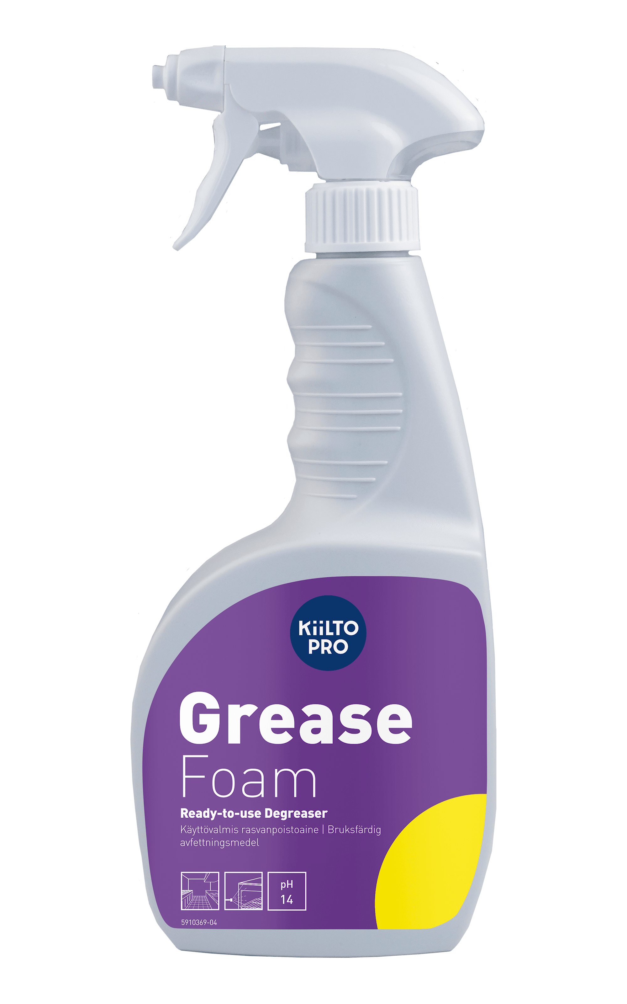 Kiilto Pro Grease Foam Fettborttagningsmedel, 750 ml
