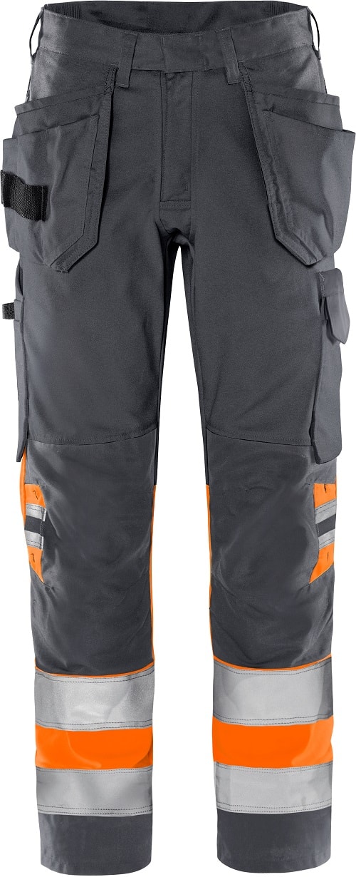 Fristads Green Hantverkarbyxa Kl 1 2640 GPLU Varselorange D120