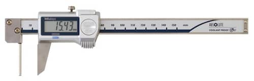 Mitutoyo ABSOLUTE digimatisk skyvelære 573-662-20 for måling av rørtykkelse 0-150 mm, 0,01 mm, IP67, datautgang