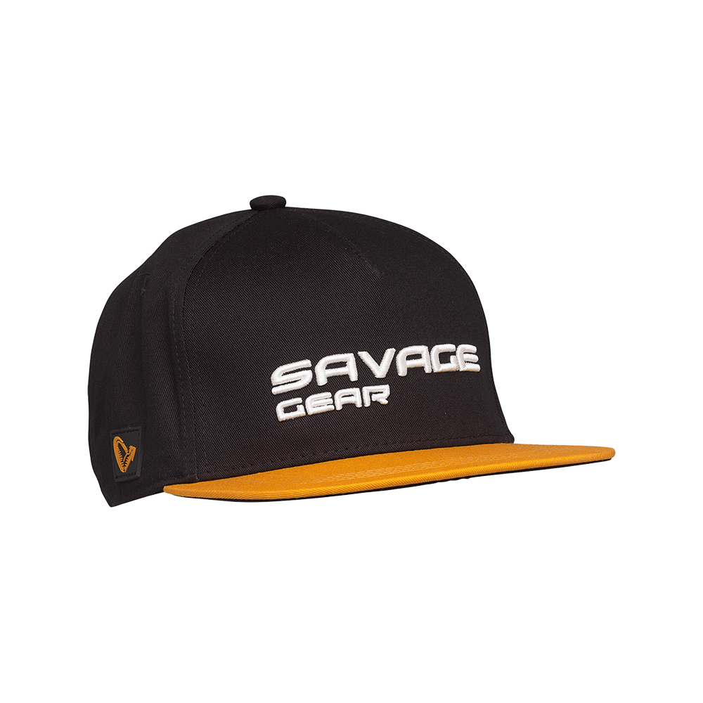 Flat Peak 3D Logo Cap One Size Black Ink