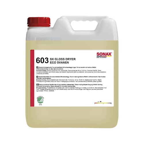 Sonax Eco Gloss Tørretumbler 10l, glansmiddel