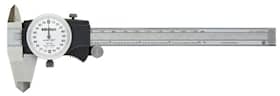 Mitutoyo skyvelære 505-740J med måleinstrument 0-6in, 0,001in, 0,2in/rev, flat stang, friksjonsrulle