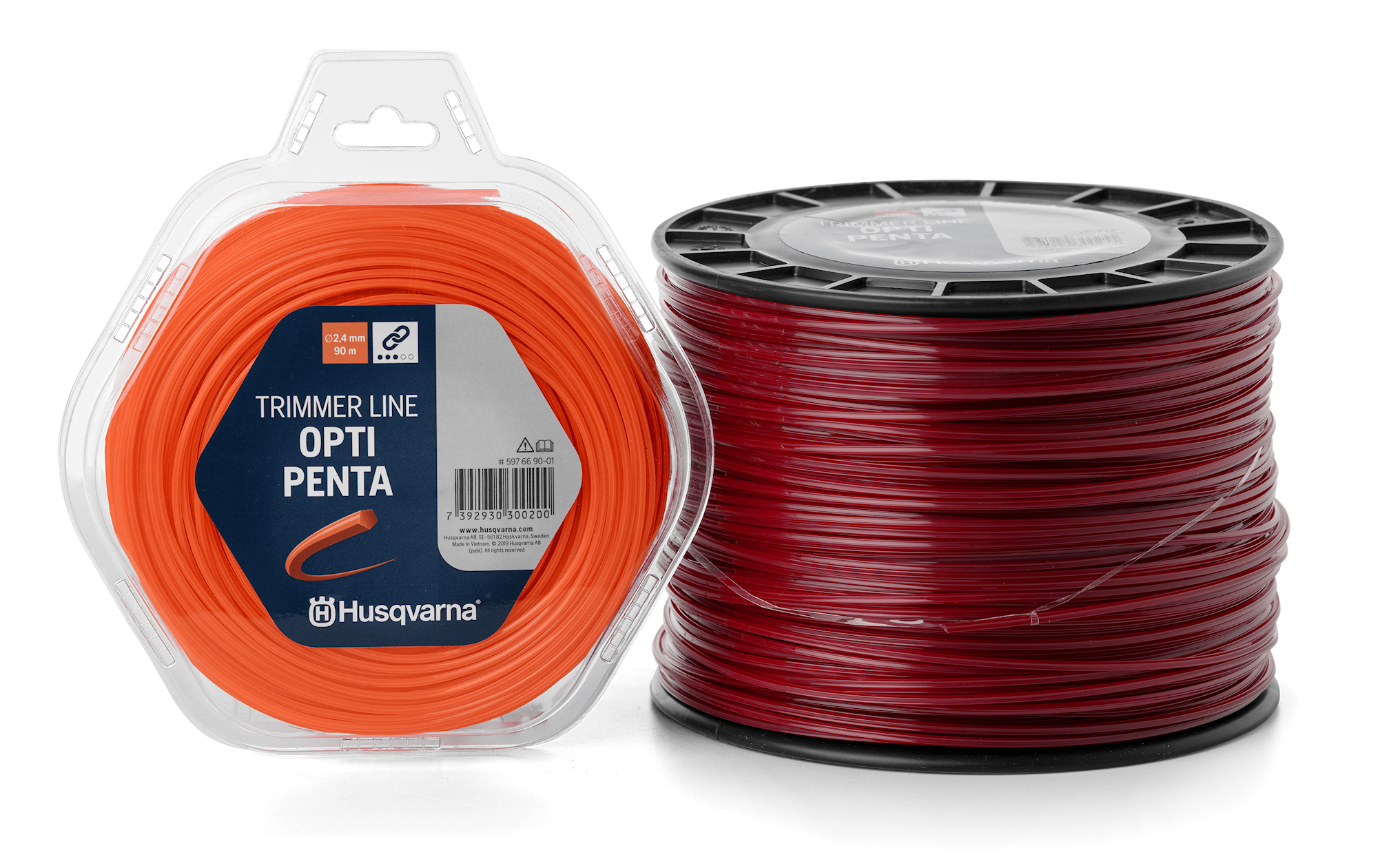 Husqvarna Trimmer Line Opti Penta 2,4Mm X 90M Oransje