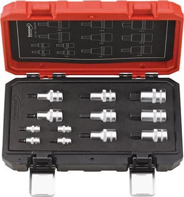 Format Bitshylsa i sats 1/4 - 1/2 Insex 3-17mm 10 delar