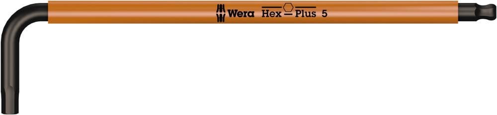 Wera Sexkantnyckel med kula 5mm, multicolor
