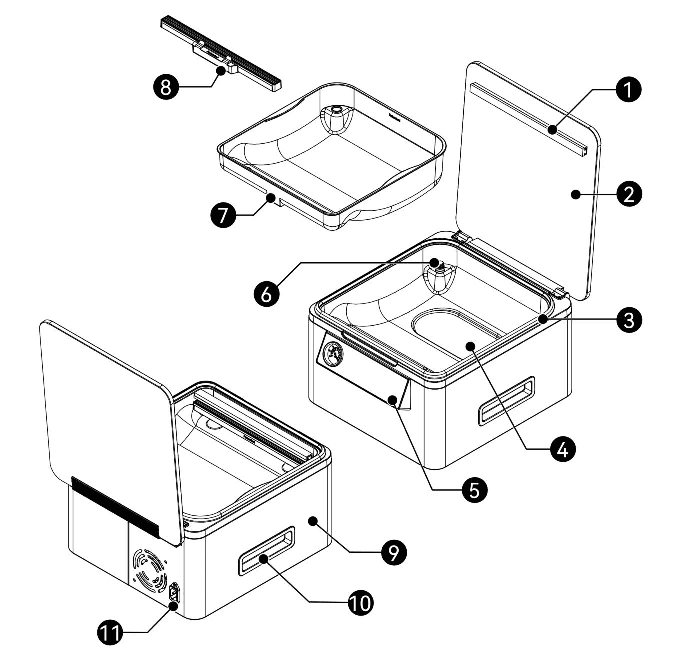 Genzo Packning övre, till Genzo Kammarvakuummaskin ProVac K8