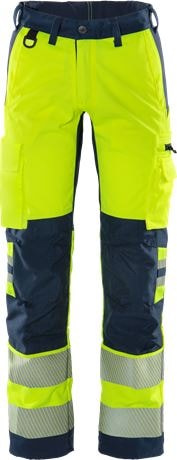 Fristads Stretchbyxa Varsel Kl 2 2712 PLU Gul/Marinblå C148