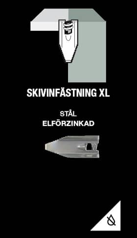 Gunnebo Fastening Skivinfästning XL Elförzinkad 5-pack