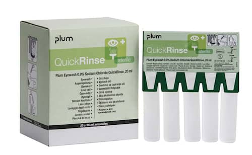 Plum Øjenskylampuller QuickRinse Refill 5 stk./pakke
