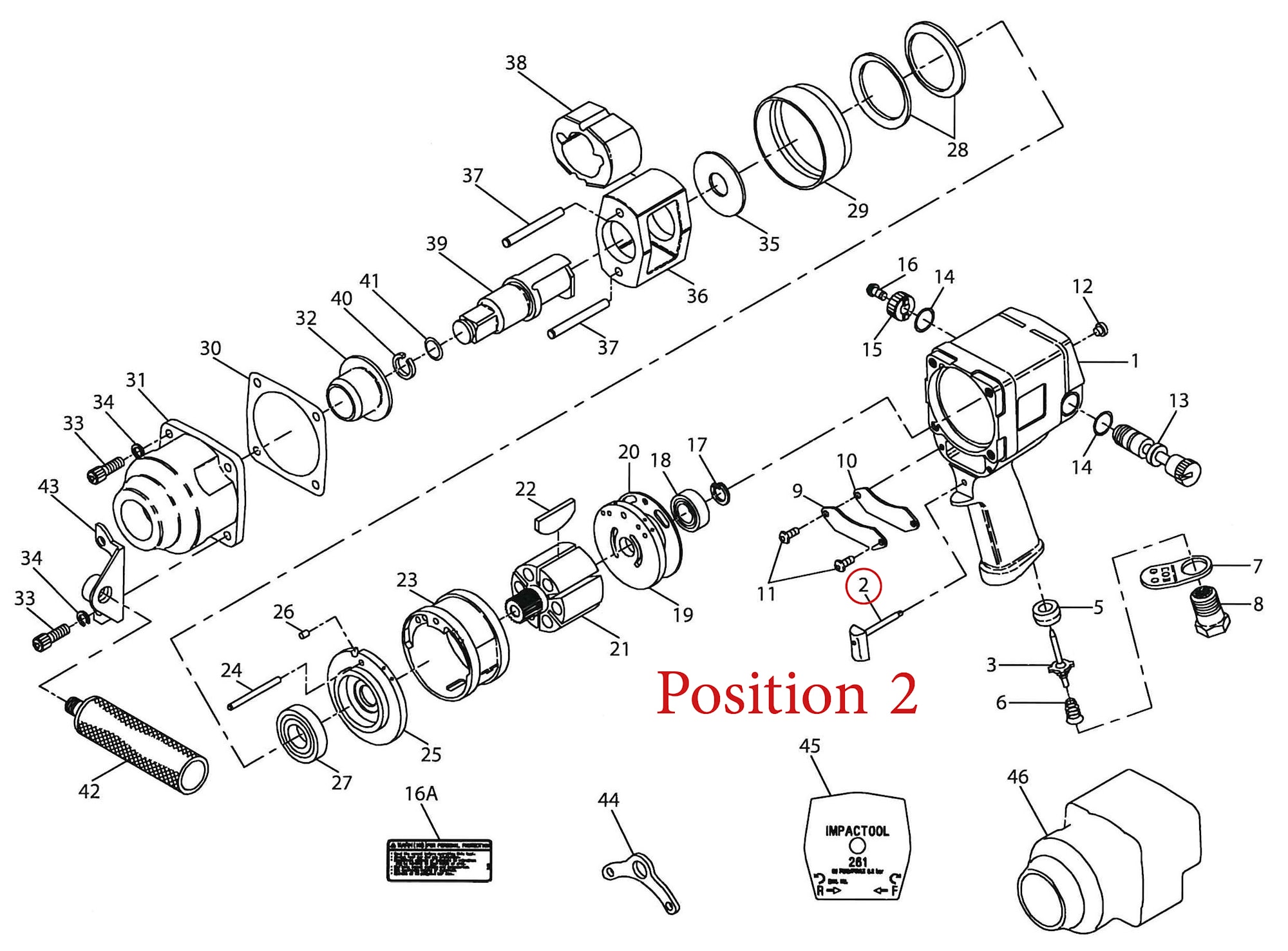Ingersoll Rand Avtryckare 2920P-A93