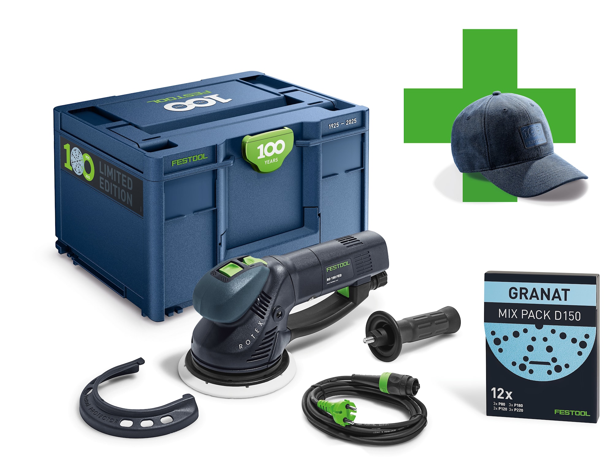 Festool Slip- & polermaskin ROTEX RO 150 FEQ-Plus 100Y