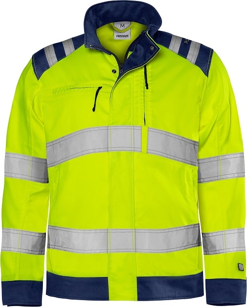 Fristads Green Jacka Varsel Kl 3 4067 GPLU Varselgul/Marinblå XL -