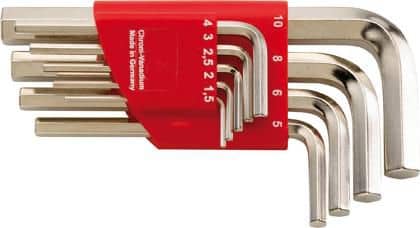 Format Sexkantnyckel i sats 1,5-10mm 9 delar