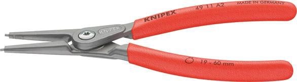 Knipex Låsringstång 4911A2 180mm 19–60mm utvändig, rak