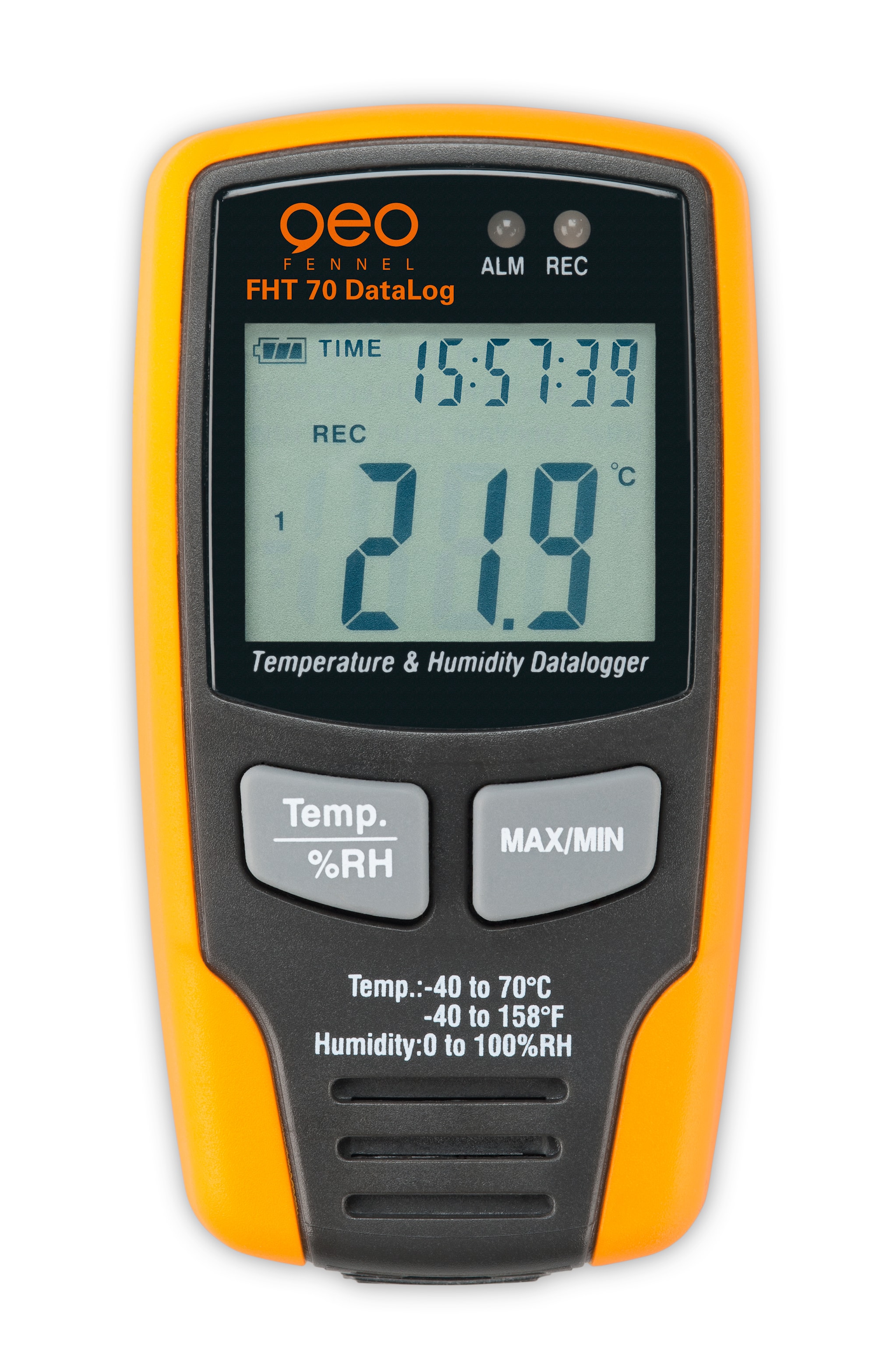 geo-FENNEL Datalogger FHT 70 t/temperatur och luftfuktighet