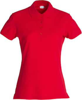 Clique Poloskjorte Dame Rød