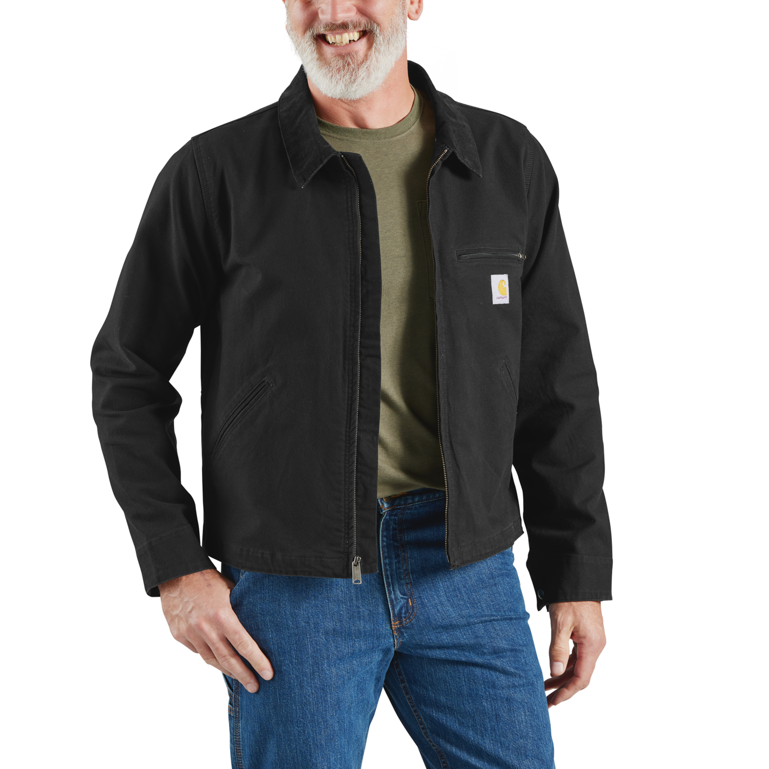 Carhartt Relaxed fit duck detroit Jacka, Herr, Black, XXL -