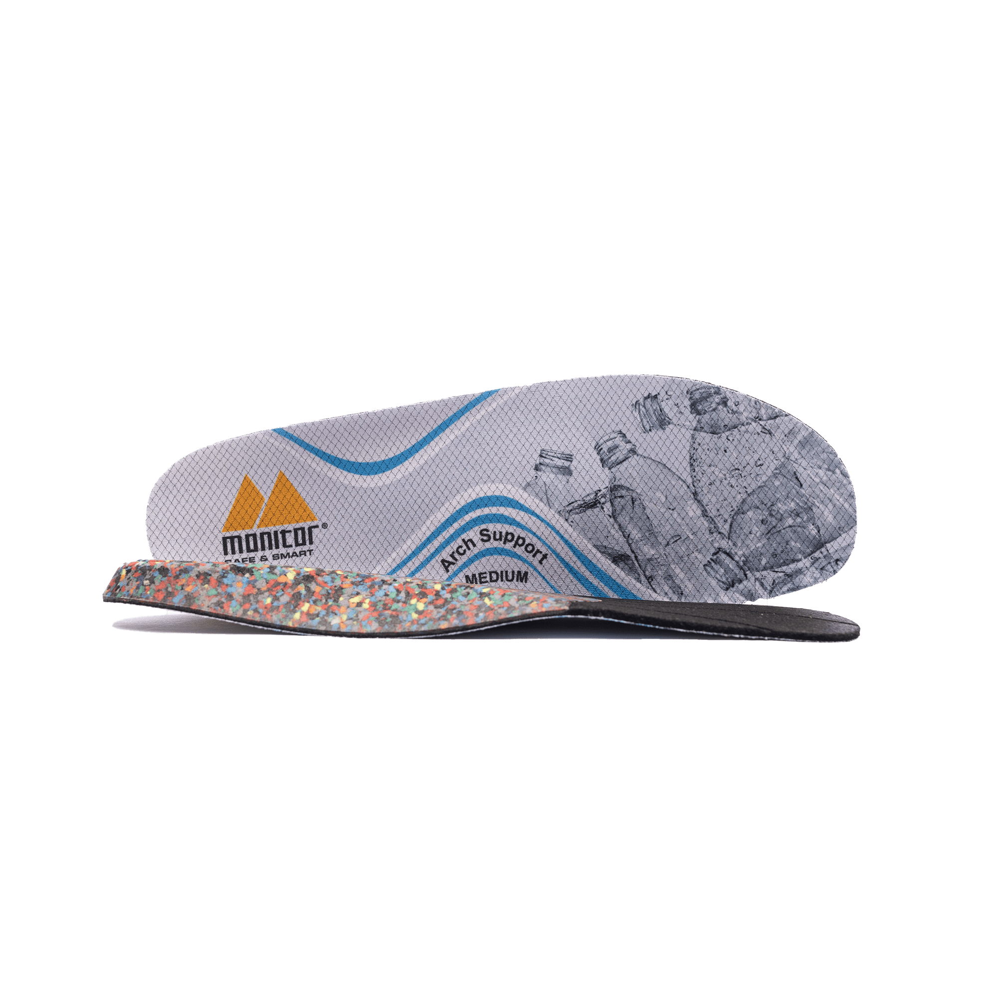 Monitor Arch Support Medium Insole Blue 48