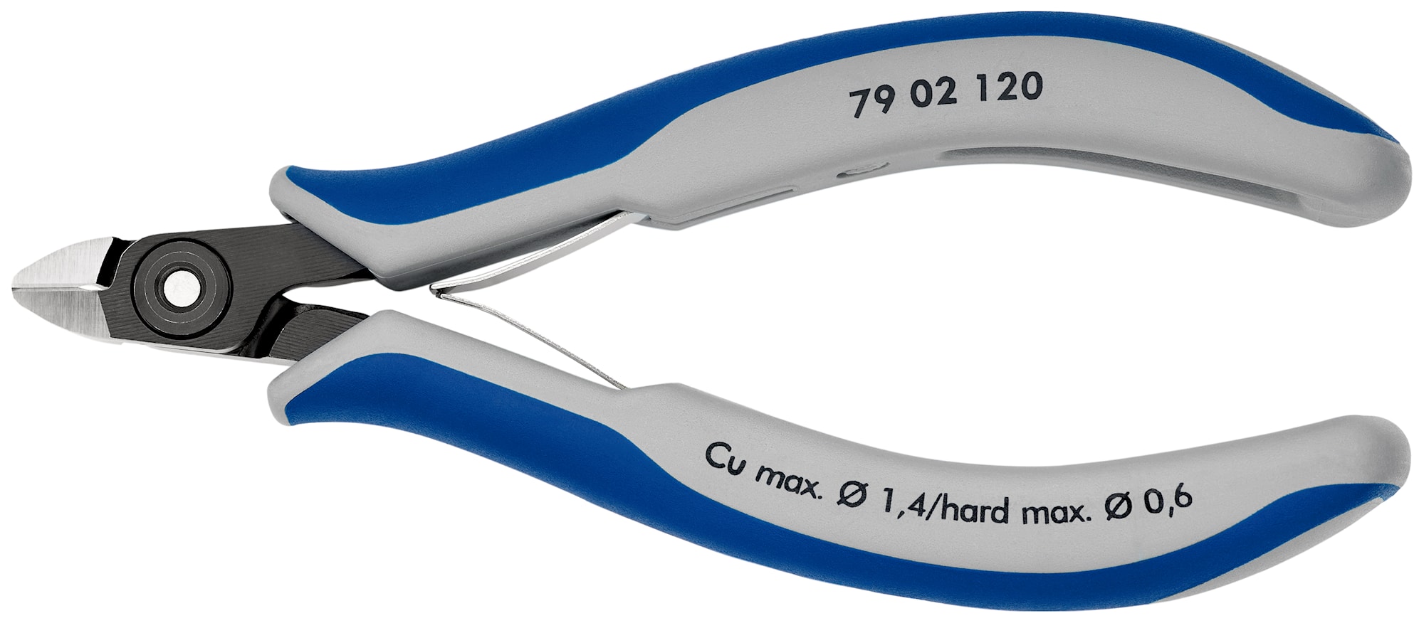 Knipex Precisions-Elektronikavbitare 7902120 120mm, mycket liten fasett, mini huvud