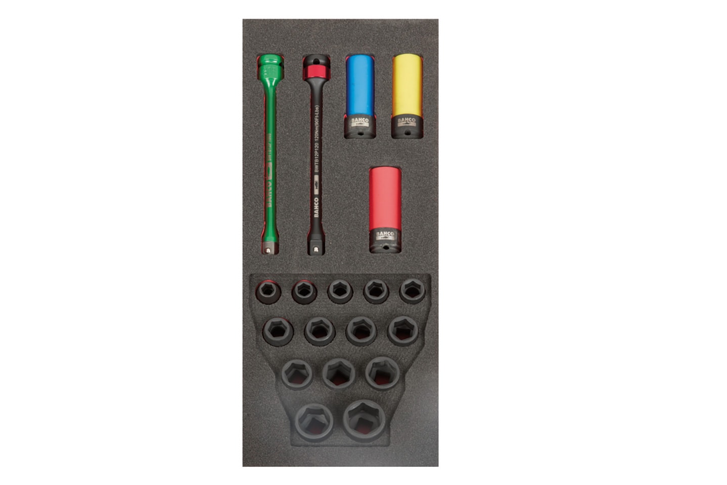 Bahco Verktygssatsmodul FF1E5006 6 delar 1/3