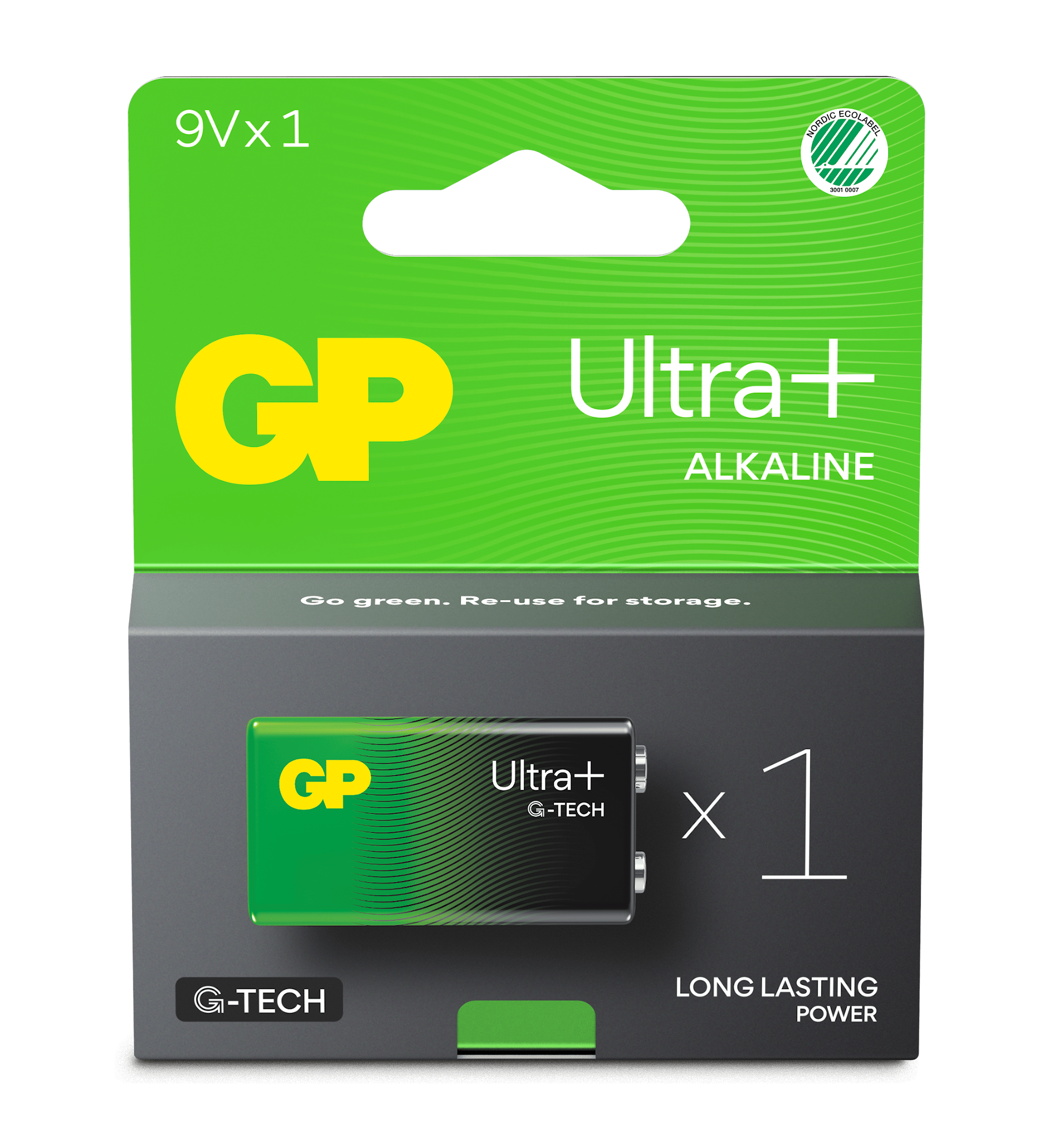 Gpbm Nordic Batteri Gp 9V/1-Pack Blister