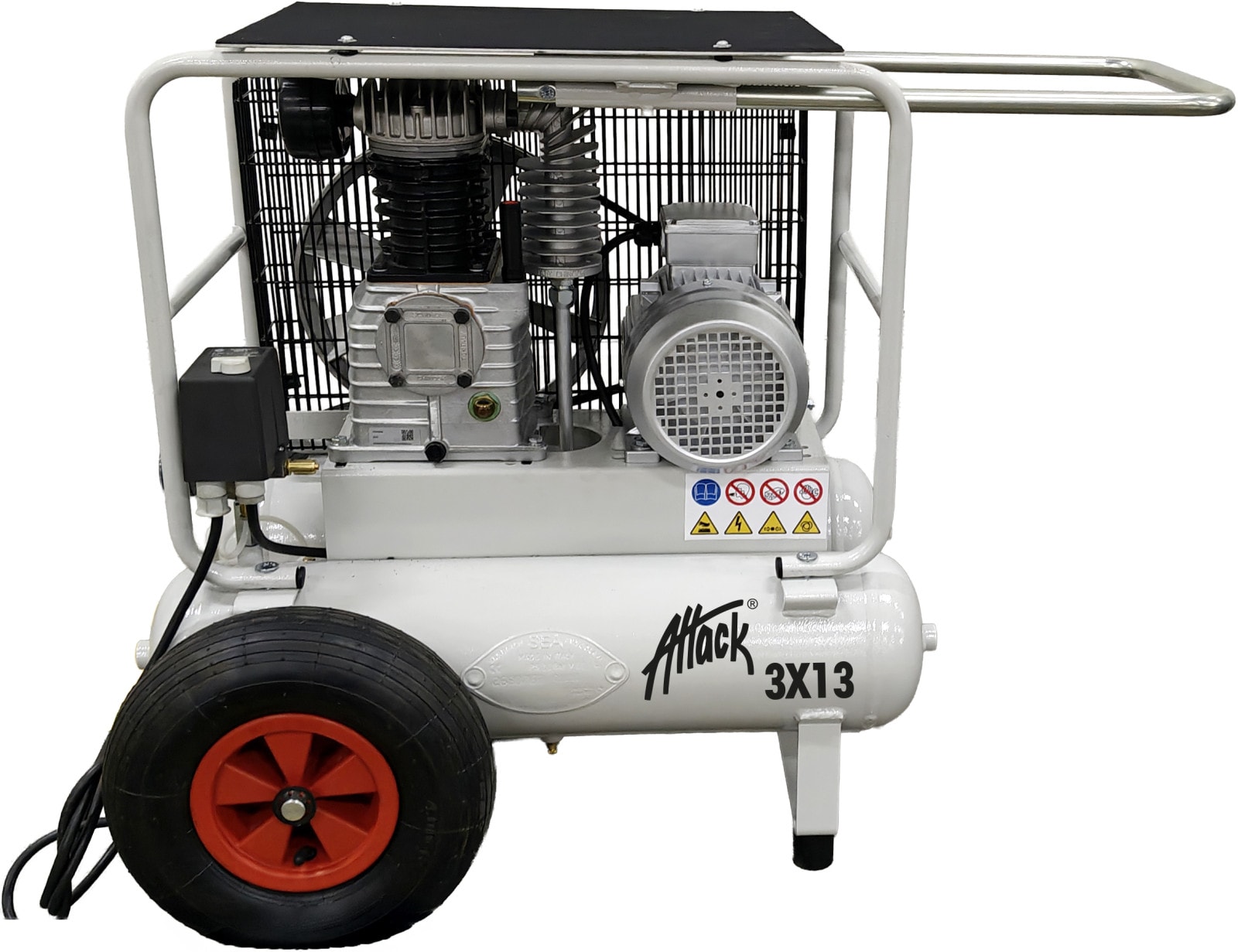 Byggkompressor Attack 3X13 22L