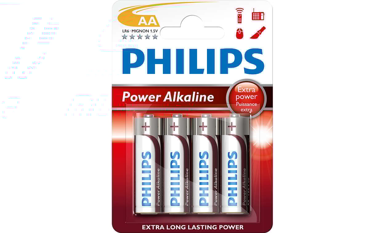 Philips Batteri Philips AA 1,5V LR06 4-pack
