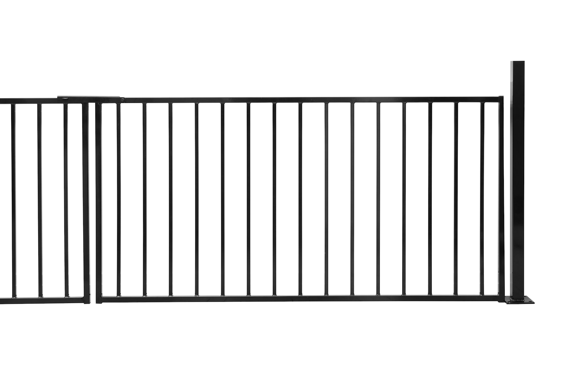 Skotte Garden Klassisk Dubbelgrind Klassisk 360X90 cm Komplett Svart -