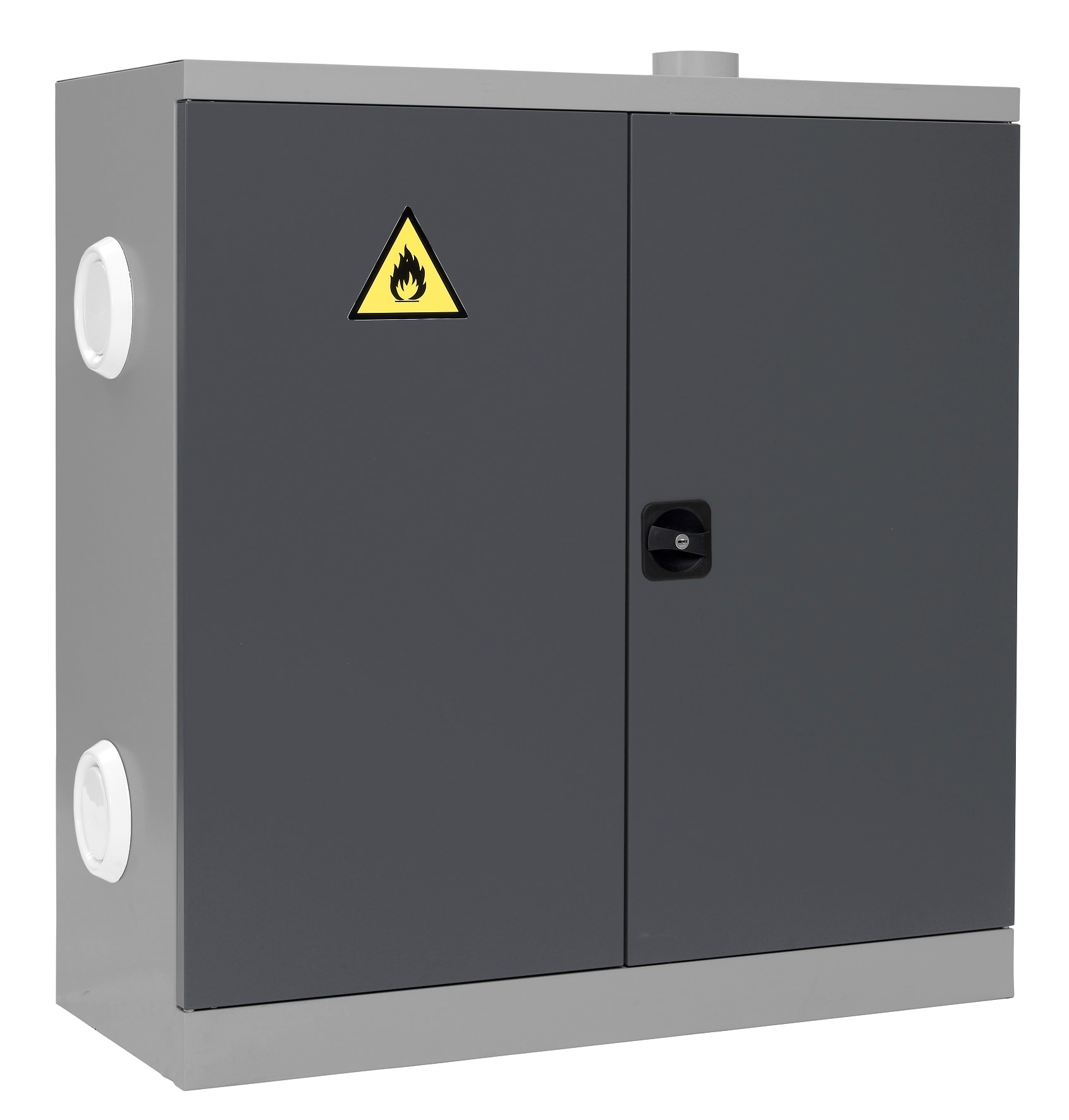 GBP Kemikalieskåp 1040x1000x435mm med 2 hyllplan