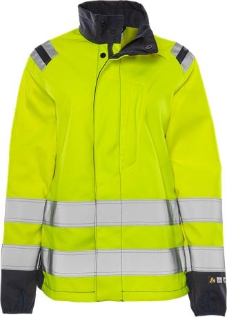 Fristads Jacka Flam Dam Kl 3 4076 FSS Gul/Marinblå S