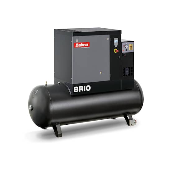 Balma Skruekompressor m/køletørrer BRIO 11E 10 Bar TM500 l