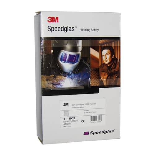 3M Speedglas ytre beskyttelsesglass til FlexView 10-pakning, 423000