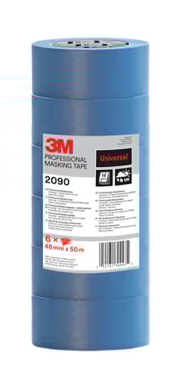 3M™ Maskeringstejp 2090 Universal Tower Pack, Blå, 48 mm x 50m