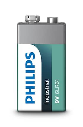 Philips Batteri Industrial 9V/6LF22 10-pack