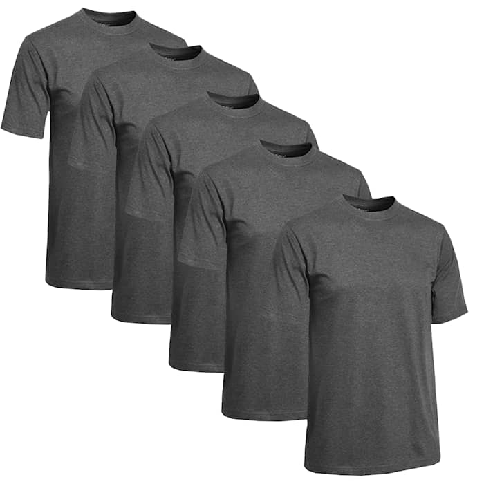 Clique T-paita Miehet, 5 kpl Harmaa