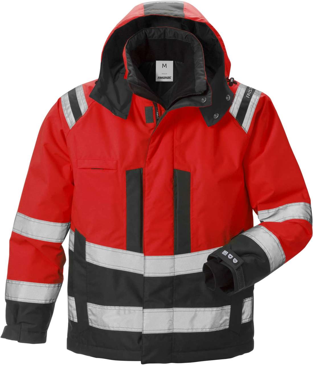 Fristads Vinterjacka Airtech® 4035 GTT, Klass 3 Varsel Röd/Svart 3XL