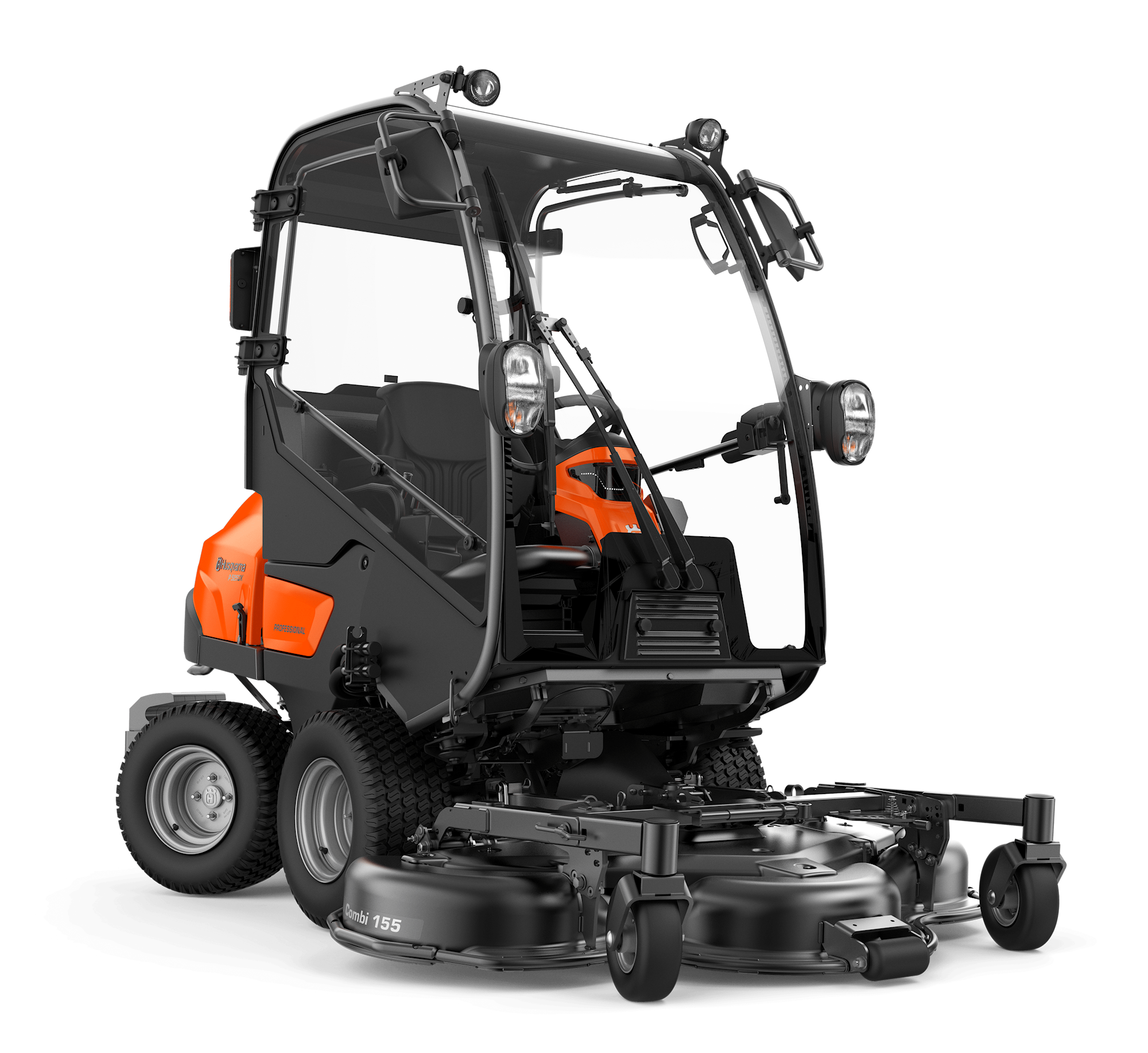 Husqvarna P 525DX, varustettu ohjaamolla -
