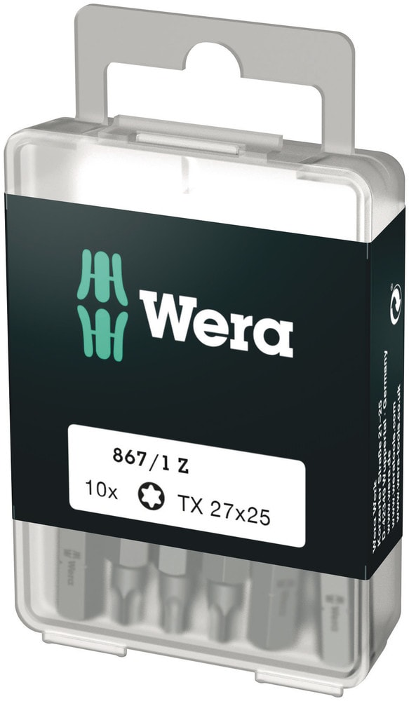 Wera Bits TX 27 x 25 x 10 st