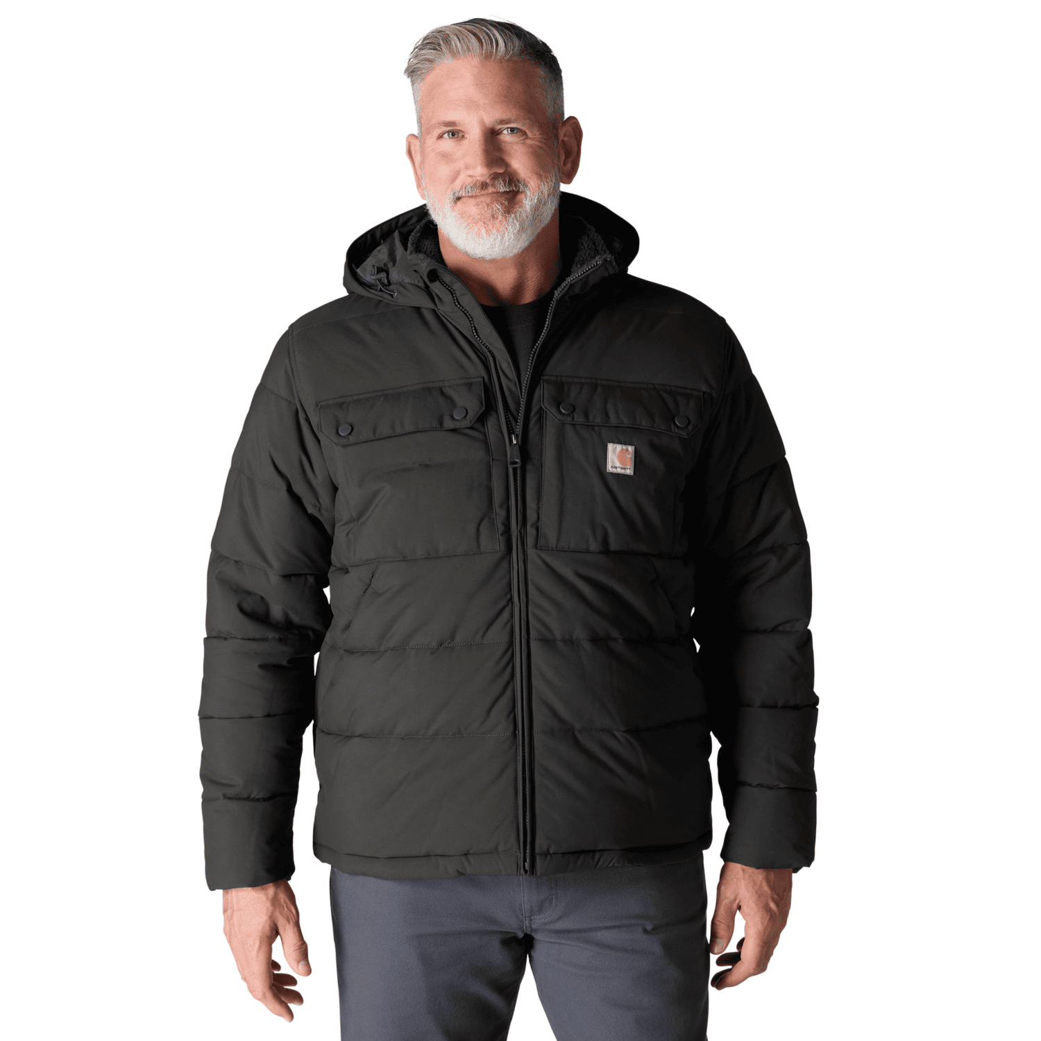 Carhartt Montana Loose Fit Insulated Jacka Herr Black