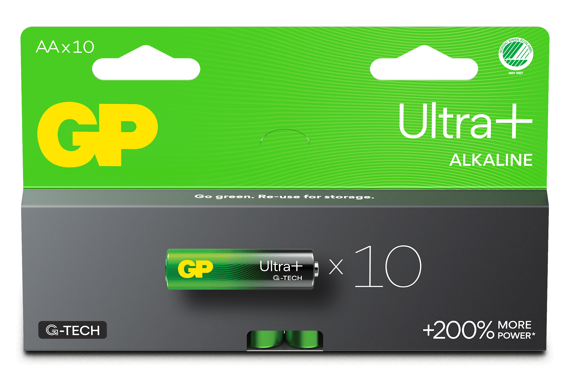 Gpbm Nordic Batteri Gp Aa/10-Pack Blister