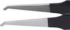 Knipex presisjonspinsett 920878ESD SMD 120 mm, vinklet spiss, rustfritt stål