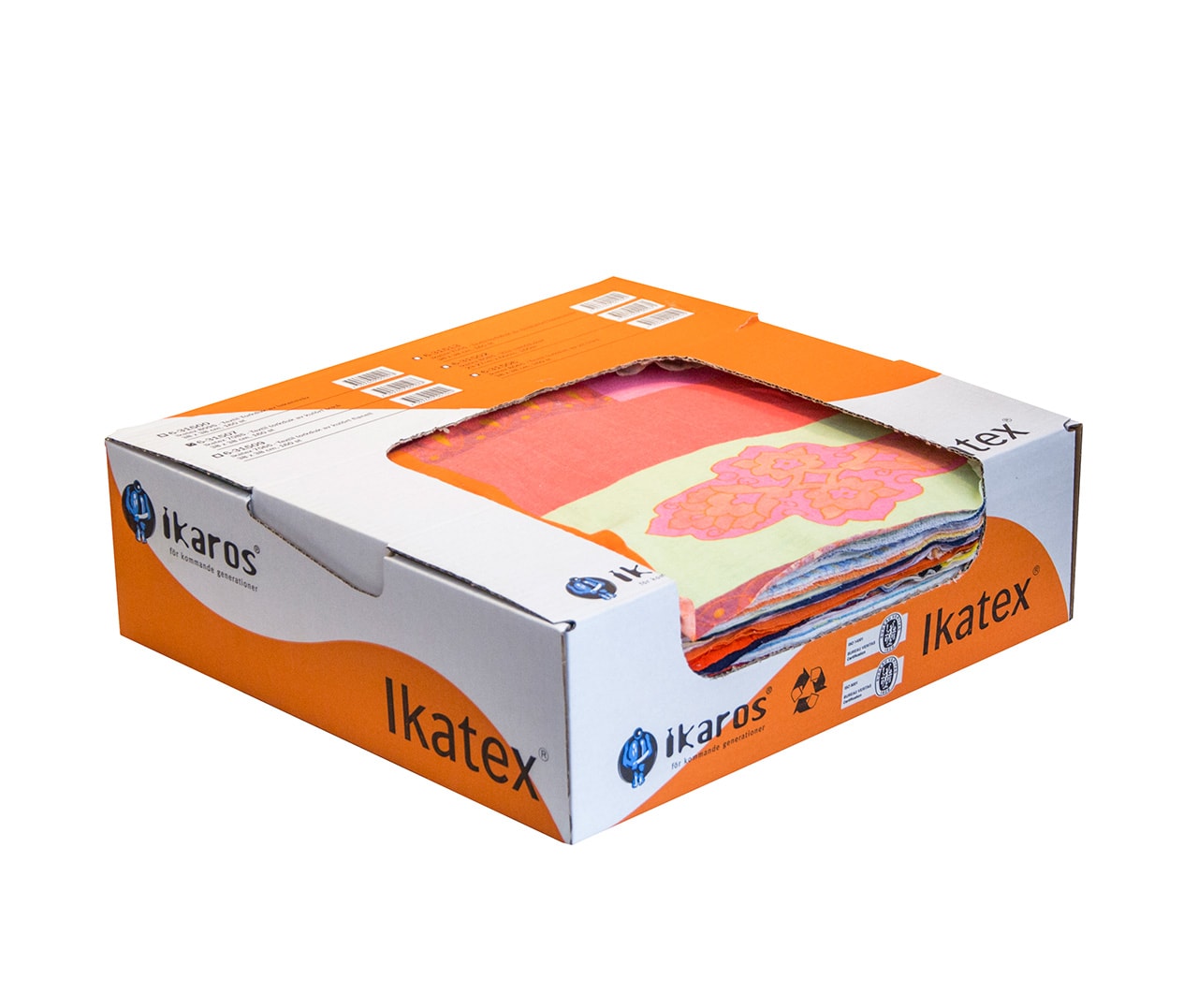 Ikaros Puhdistusliinat laatikossa, kirjava trikoo 160 kpl