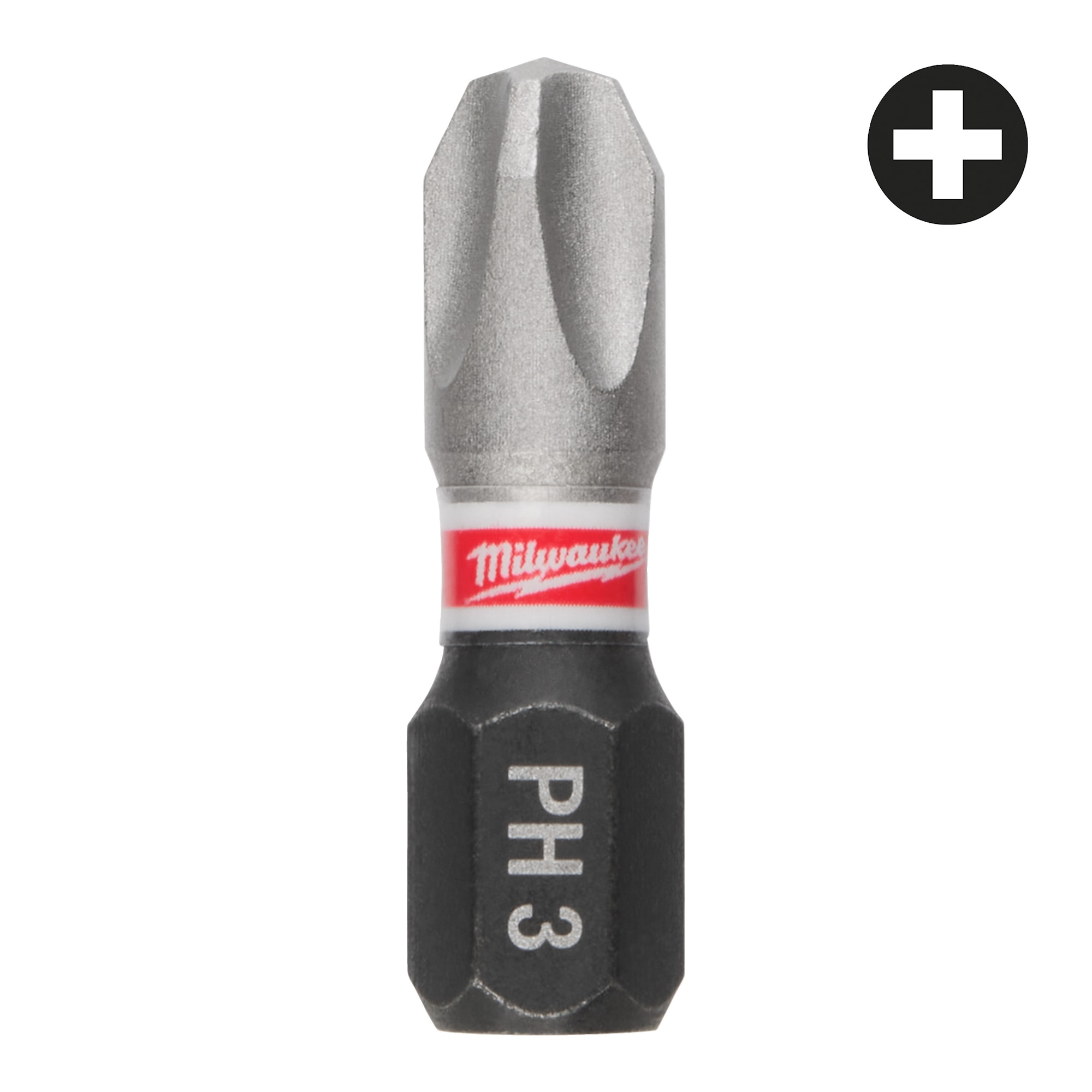 Milwaukee Bits PH Shockwave 25 mm 3-pack