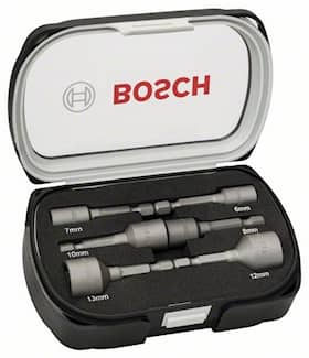 Bosch 6-osainen kuusiohylsysarja, 6–13 mm