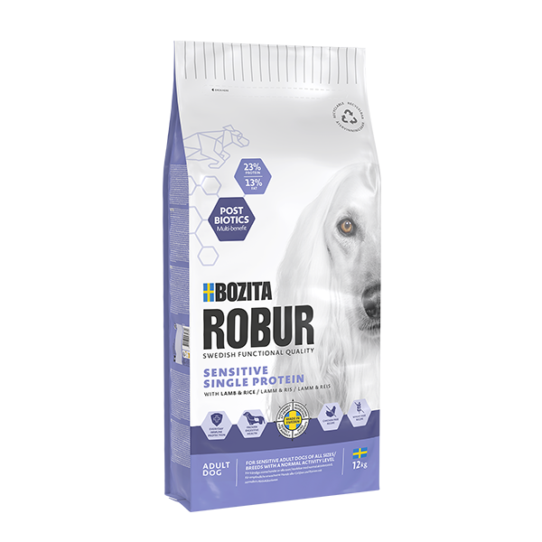 Bozita Robur Adult Sensitive Single Protein Lamb 12kg