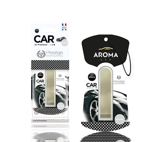 Aroma Car Luftfrisker Prestige Drop Contr Silver