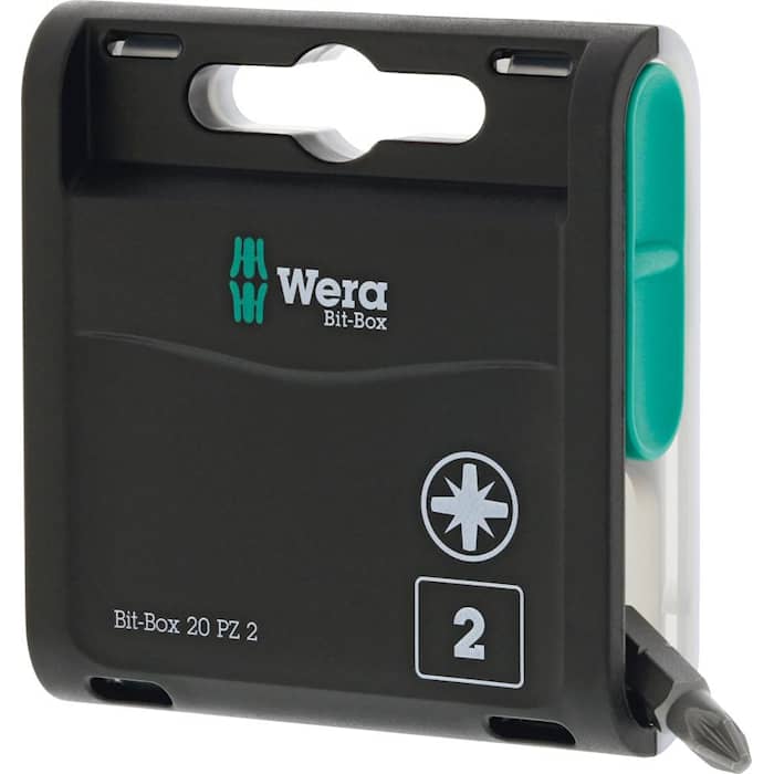 Wera Bitsbox PZ2x25mm 20-pack