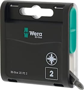 Wera Bitsbox PZ2x25mm 20-pack
