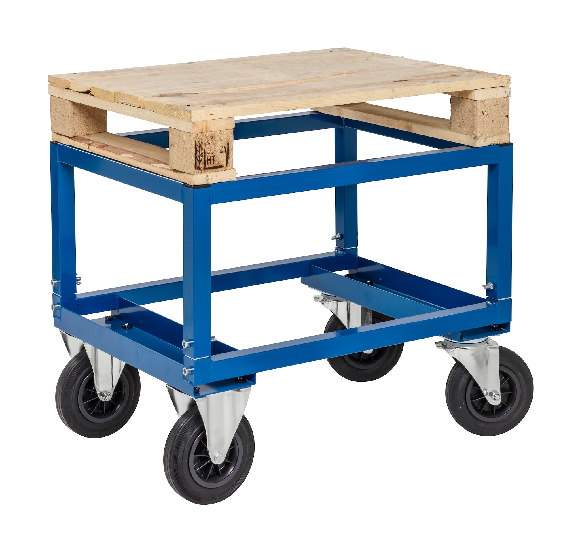 Kongamek Blå Pallevogn, halv